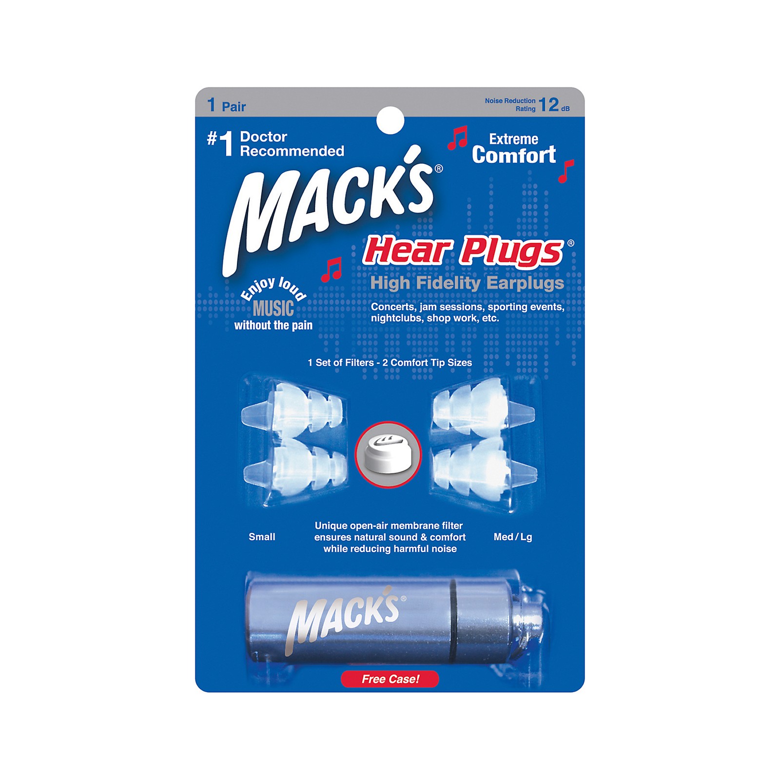 Mack's Hear Plugs, High Fidelity Ear Plugs Guitar Center