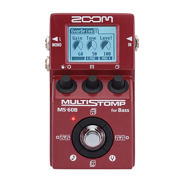 Open Box Zoom MS-60B Multi-Stomp Bass Pedal Level 1