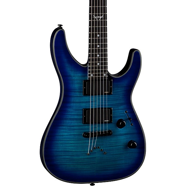 Dean Custom 450 Electric Guitar Transparent Blue
