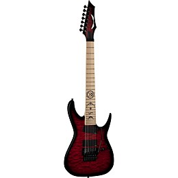 Dean Rusty Cooley 7-String Exotic Electric Guitar Transparent Red