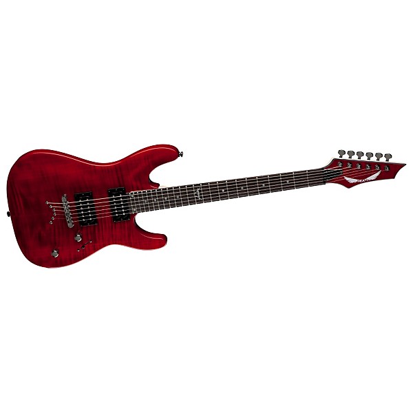 Dean Custom 350 Electric Guitar Transparent Red