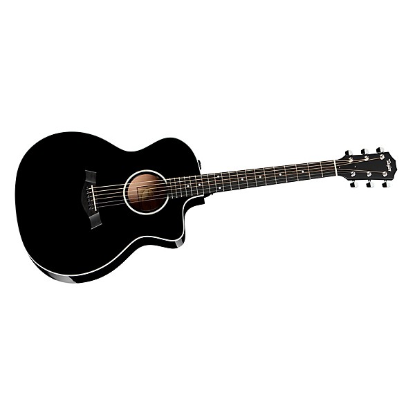Taylor Grand Auditorium Cutaway Acoustic-Electric Guitar Black