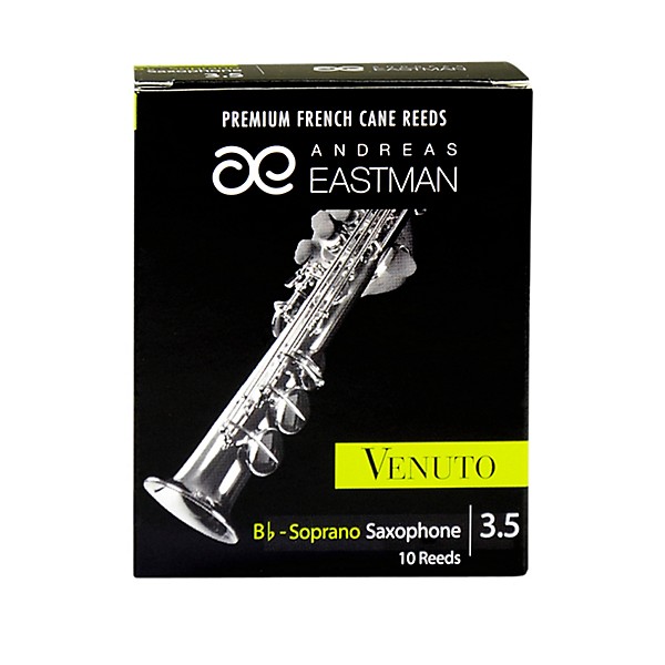 Andreas Eastman Venuto Soprano Saxophone Reeds Strength 3.5 Box of 10