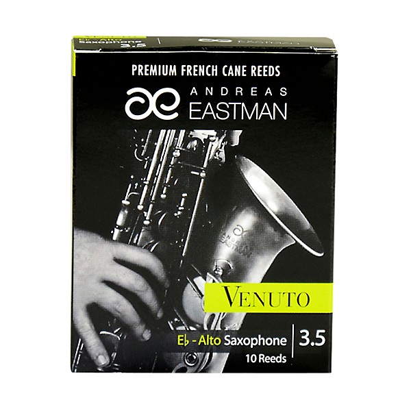 Andreas Eastman Venuto Alto Saxophone Reeds Strength 3.5 Box of 10