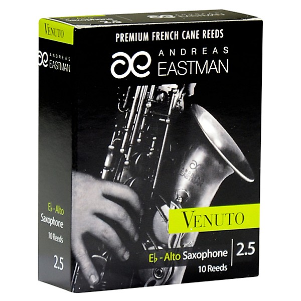 Andreas Eastman Venuto Alto Saxophone Reeds Strength 2.5 Box of 10