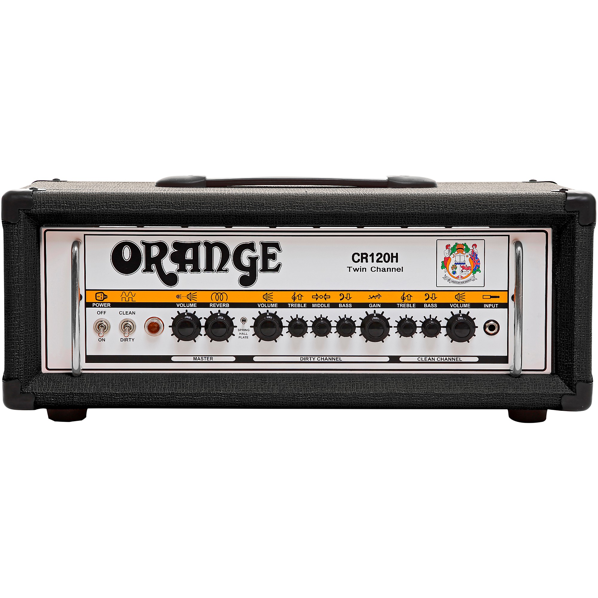 Open Box Orange Amplifiers Crush Pro CR120H 120W Guitar Amp Head