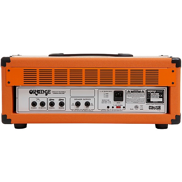 Clearance Orange Amplifiers Crush Pro CR120H 120W Guitar Amp Head Orange