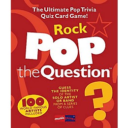 Music Sales Pop The Question Rock - The Ultimate Pop Trivia Quiz Card Game