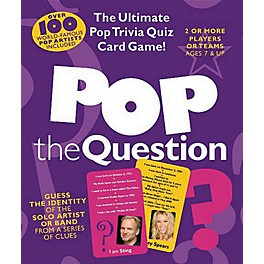 Music Sales Pop The Question - The Ultimate Pop Trivia Quiz Card Game