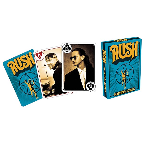 Hal Leonard Rush Playing Cards