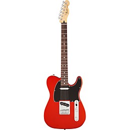 Open Box Fender Standard Telecaster Satin Electric Guitar Level 1 Flame Orange Rosewood Fingerboard