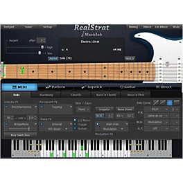 MusicLab RealStrat Virtual Guitar Software Download