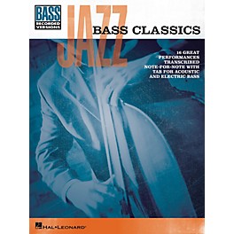 Hal Leonard Jazz Bass Classics Bass Tab Songbook