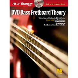 Hal Leonard Bass Fretboard Theory - At A Glance Series Book/DVD