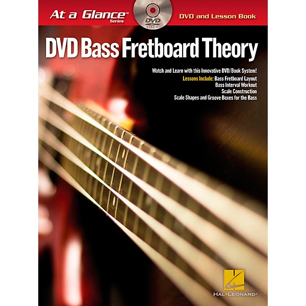 Hal Leonard Bass Fretboard Theory - At A Glance Series Book/DVD