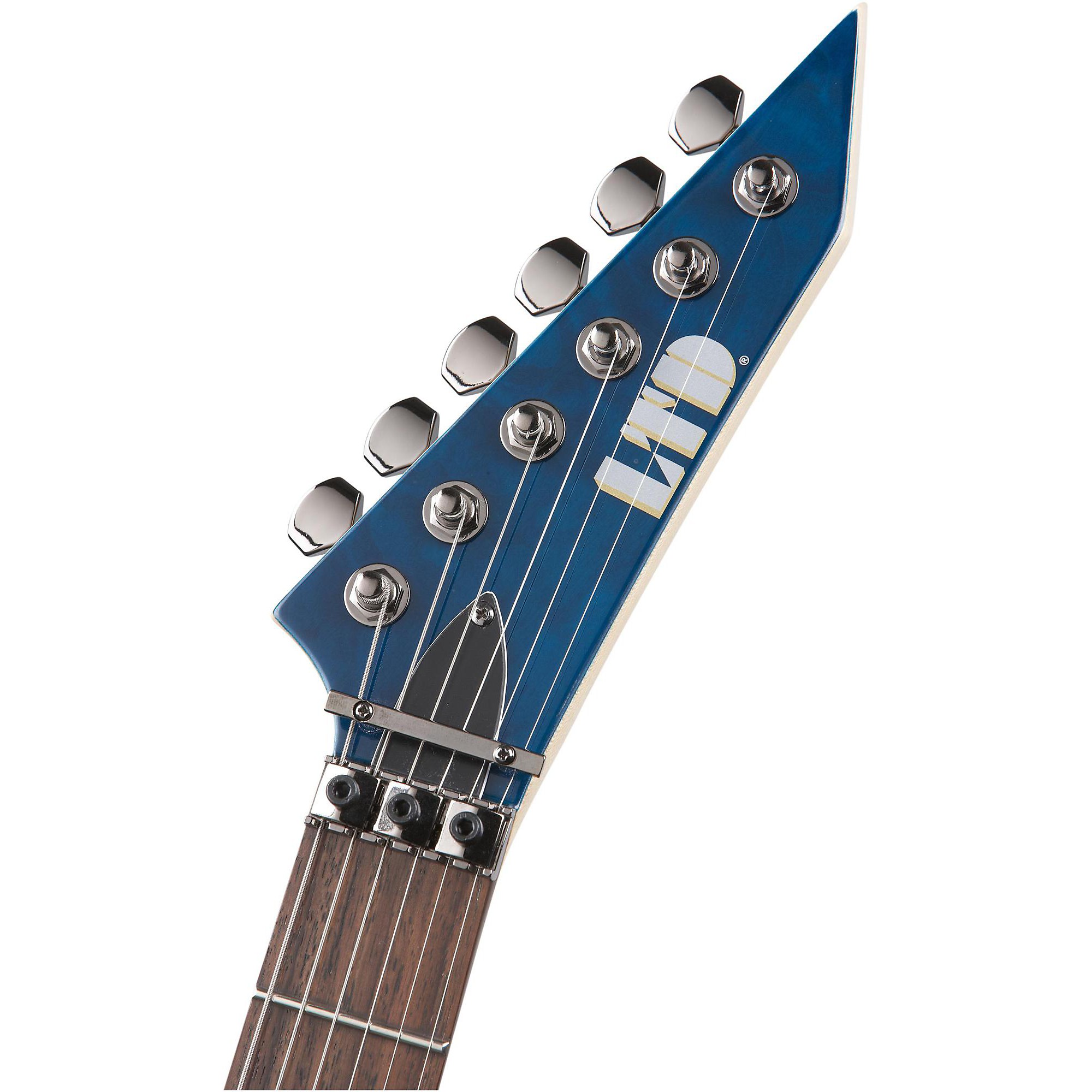 ESP LTD MH-103 Quilted Maple Electric Guitar See-Thru Blue
