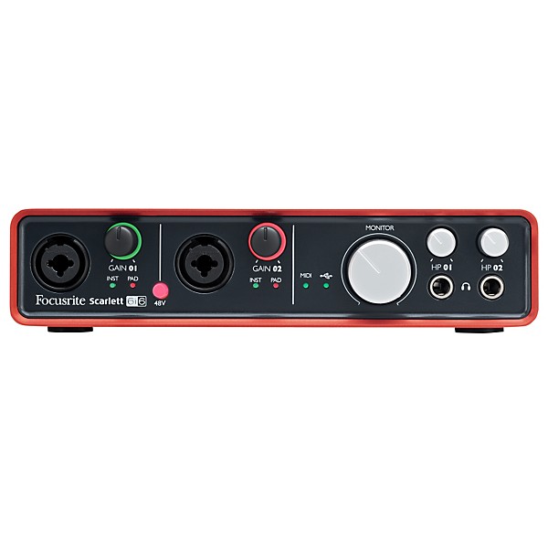 【定価29700円】Focusrite Scarlett 6i6 2nd Gen Focusrite Scarlett 6i6 USB Audio Interface - 2nd Gen