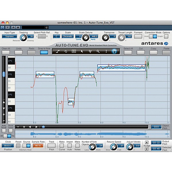 Antares Auto Tune Vocal Studio TDM Software Download