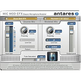 Antares Mic Mod EFX (VST/ AU/ RTAS) Software Download