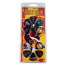 Perri's 12 Pack Of Guns N Roses Guitar Picks - Med Gauge - Celluloid Plastic