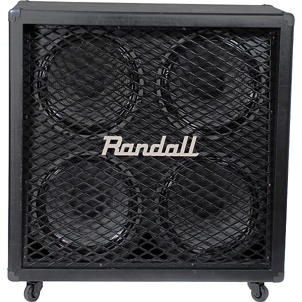 Open Box Randall RD412-V30 Diavlo 4x12 Angled Guitar Cab Level 1 Black