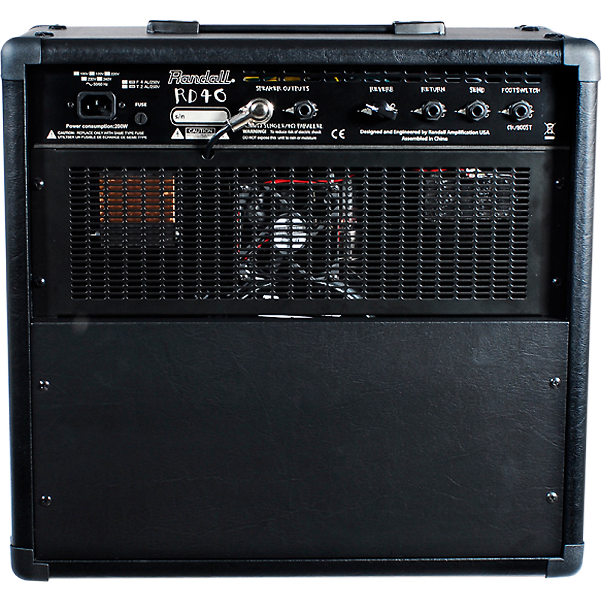 Randall RD40C Diavlo 40W 1x12 Tube Guitar Combo Amp Black | Guitar