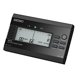 Seiko SAT10 Guitar/Bass Tuner Black