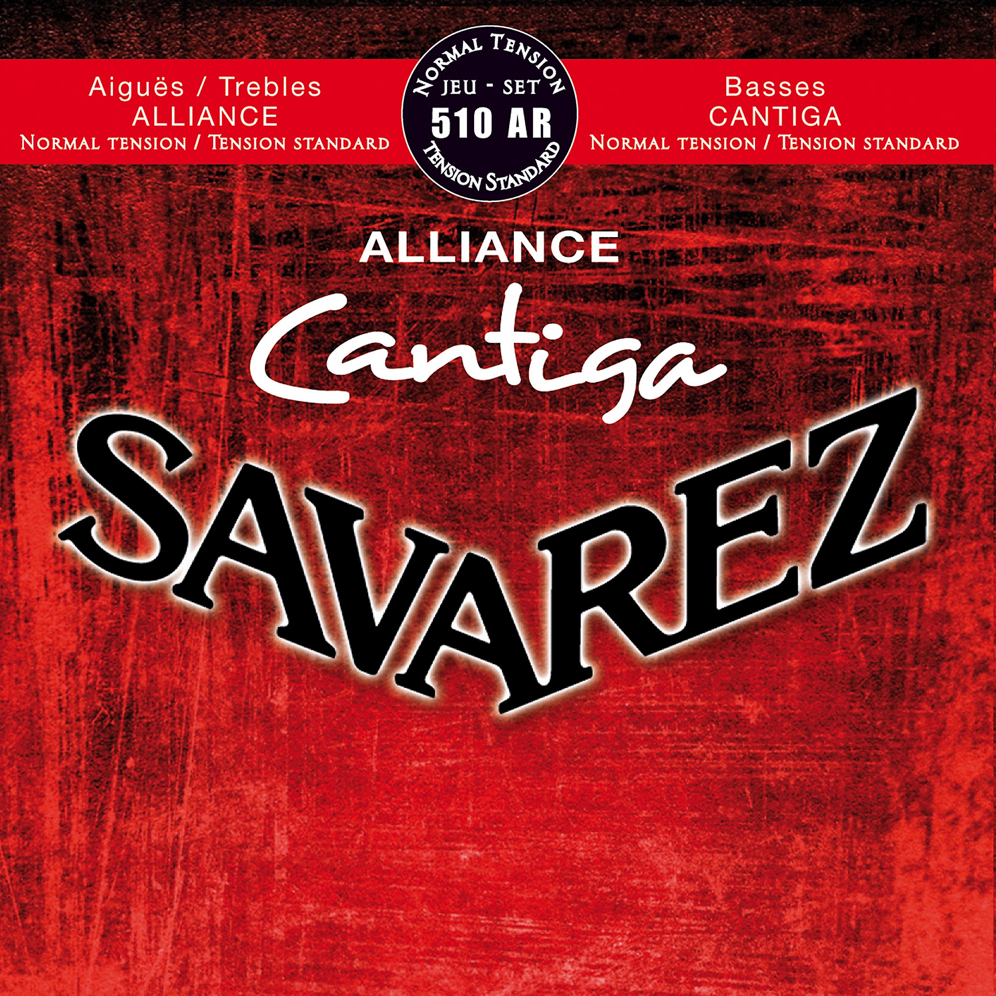 Savarez Guitar Strings 2-Packs Nylon Alliance Cantiga Normal Tension 510AR