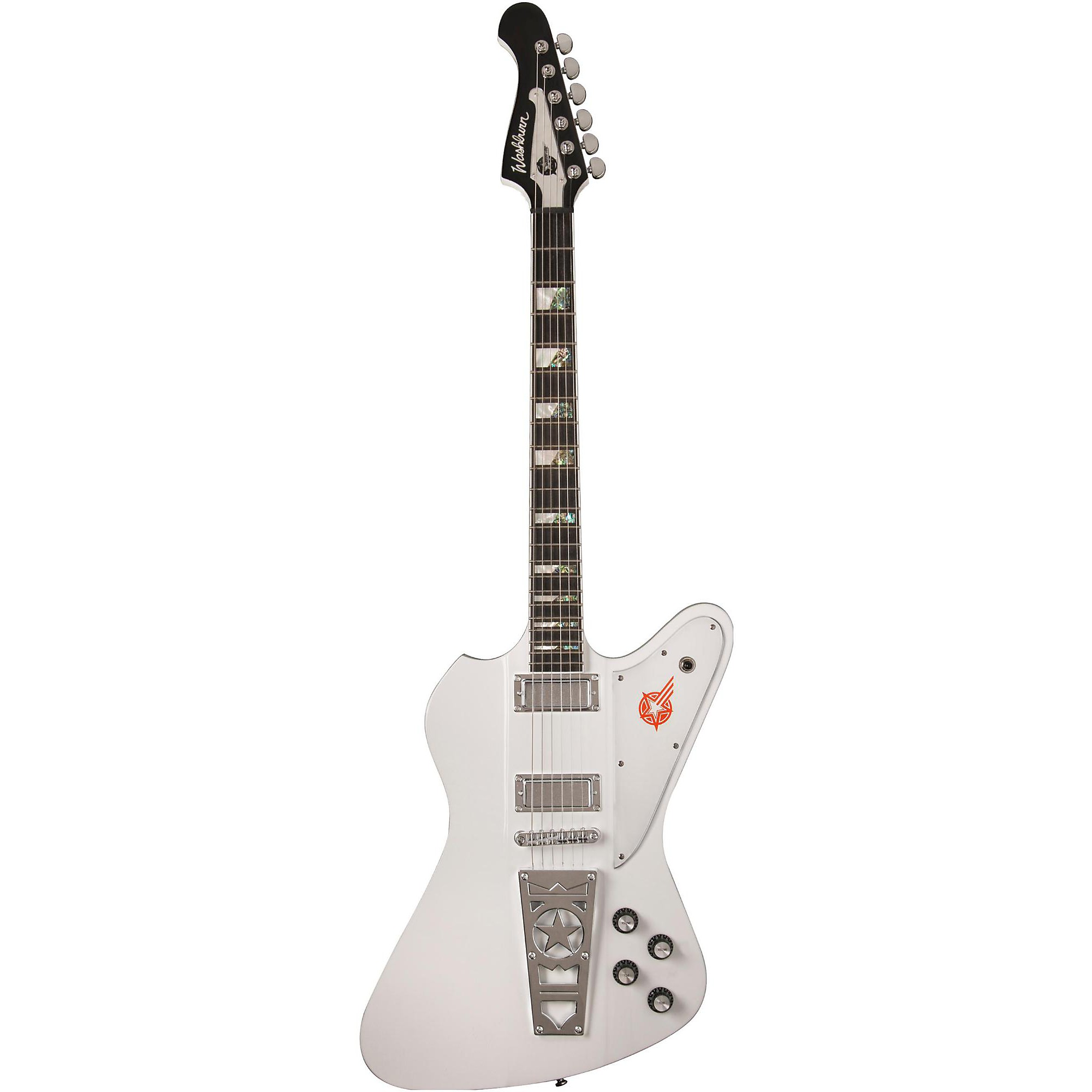 Paul Stuart アイボリー ウィンドブレーカー Restock Washburn PS12 Paul Stanley Starfire Electric Guitar White