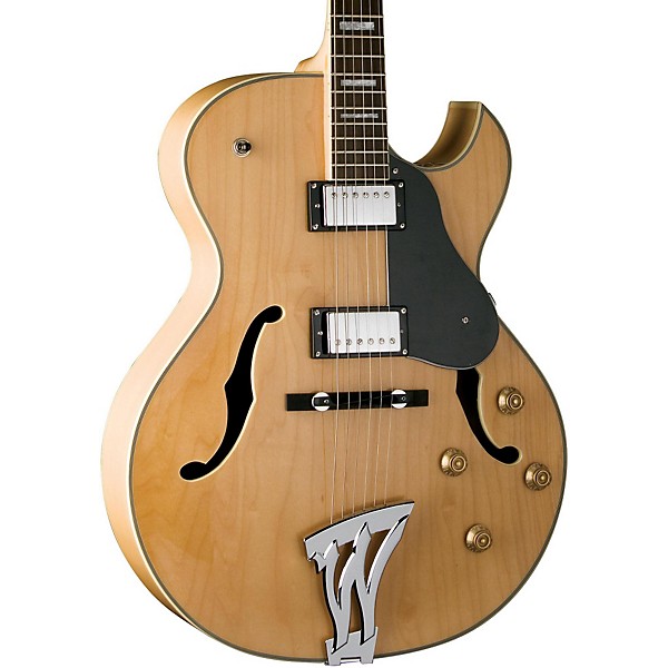 Washburn J3 Jazz Florentine Cutaway Electric Guitar Natural