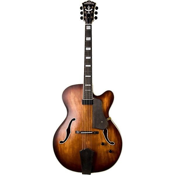 Open Box Washburn J600 Jazz Venetian Cutaway Electric Guitar Level 1 Vintage