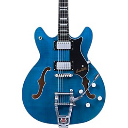 Hagstrom Tremar Viking Deluxe Electric Guitar Transparent Wild C... Hagstrom Tremar Viking Deluxe Electric Guitar Cloudy Seas