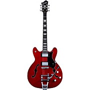 Hagstrom Tremar Viking Deluxe Electric Guitar Transparent Wild Cherry for sale