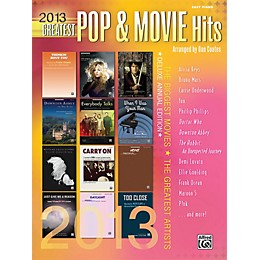 Alfred 2013 Greatest Pop & Movie Hits Easy Piano Book