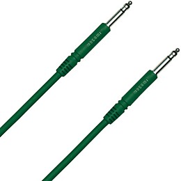 Mogami Pure Patch TT-TT Patch Cable Green 18 in.