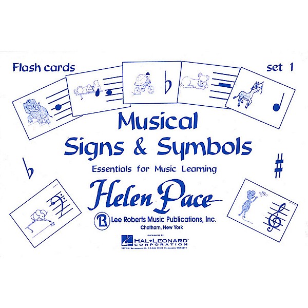 Hal Leonard Musical Signs And Symbols Set I 24 Cards 48 Sides Flash Cards Moppet
