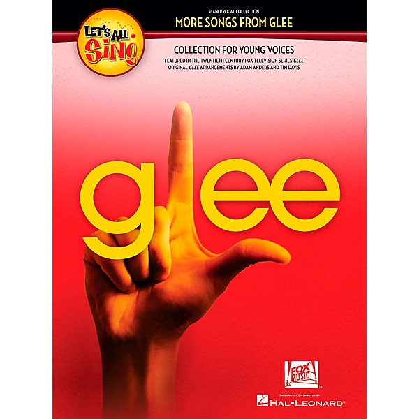 Hal Leonard Let's All Sing More Songs From Glee Collection for Young Voices Performance/Accompaniment CD