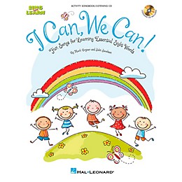 Hal Leonard I Can, We Can!  Fun Songs for Learning Essential Sight Words Book/CD