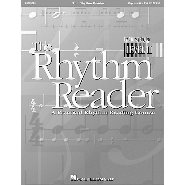 Hal Leonard The Rhythm Reader II - A Practical Rhythm Reading Course Reproducible Pak