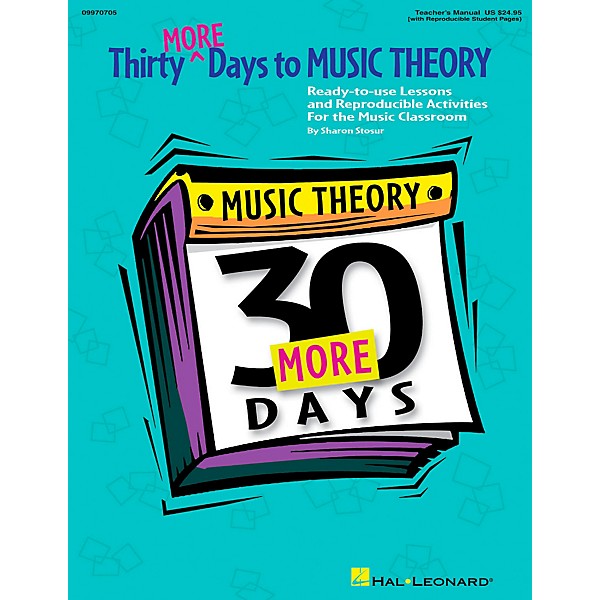 Hal Leonard Thirty More Days To Music Theory Teachers Manual