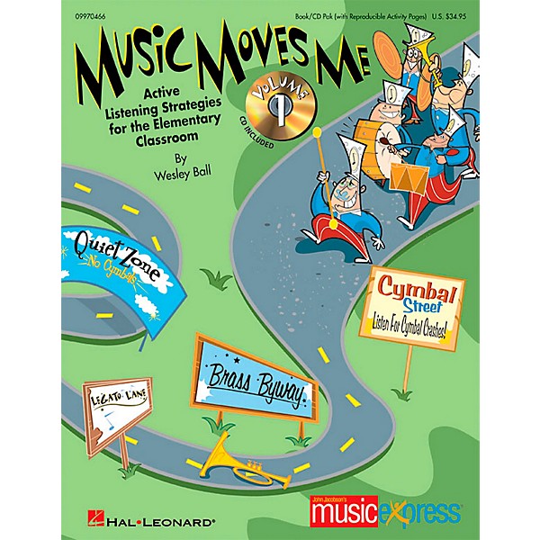 Hal Leonard Music Moves Me - Active Listening Strategies for the Classroom Book/CD