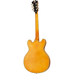 Open Box D'Angelico Excel Series DC Semi-Hollowbody Electric Guitar with Stopbar Tailpiece Level 2 Natural 190839217240