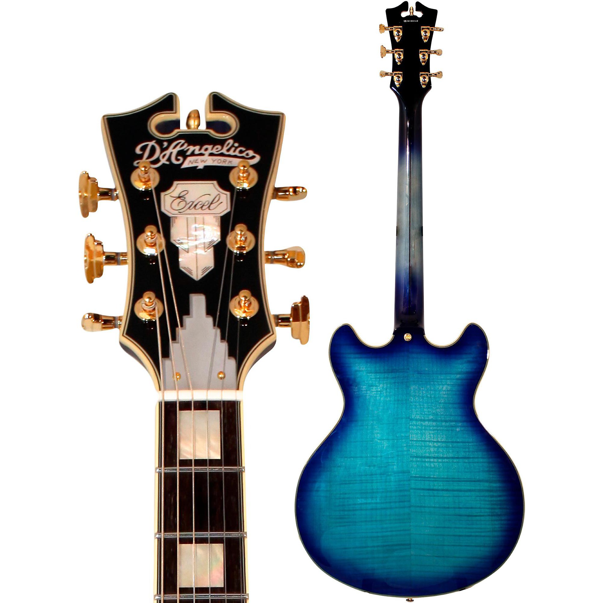 EDIFICE❎ANGELICO スラックス Open Box D'Angelico Excel Series DC Semi-Hollow Electric