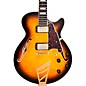 D'Angelico Excel Series SS Semi-Hollowbody Electric Guitar with Stairstep Tailpiece Vintage Sunburst thumbnail