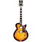 D'Angelico Excel Series SS Semi-Hollowbody Electric Guitar with Stairstep Tailpiece Vintage Sunburst