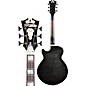 D'Angelico Excel Series SS Semi-Hollowbody Electric Guitar with Stairstep Tailpiece Grey Black Black Hardware