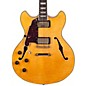 D'Angelico Excel Series DC Left-Handed Semi-Hollowbody Electric Guitar with Stopbar Tailpiece Natural thumbnail