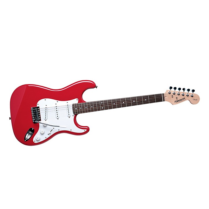Open Box Starcaster by Fender Strat Fiesta Red | Guitar Center