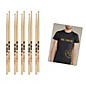 Vic Firth 5-Pair 5A Sticks, BSB with Free Vic Firth 50th Long Sleeve Shirt X-Large thumbnail