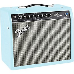Open Box Fender FSR Super Champ X2 15W 1x10 Tube Guitar Combo Amp Level 1 Sonic Blue